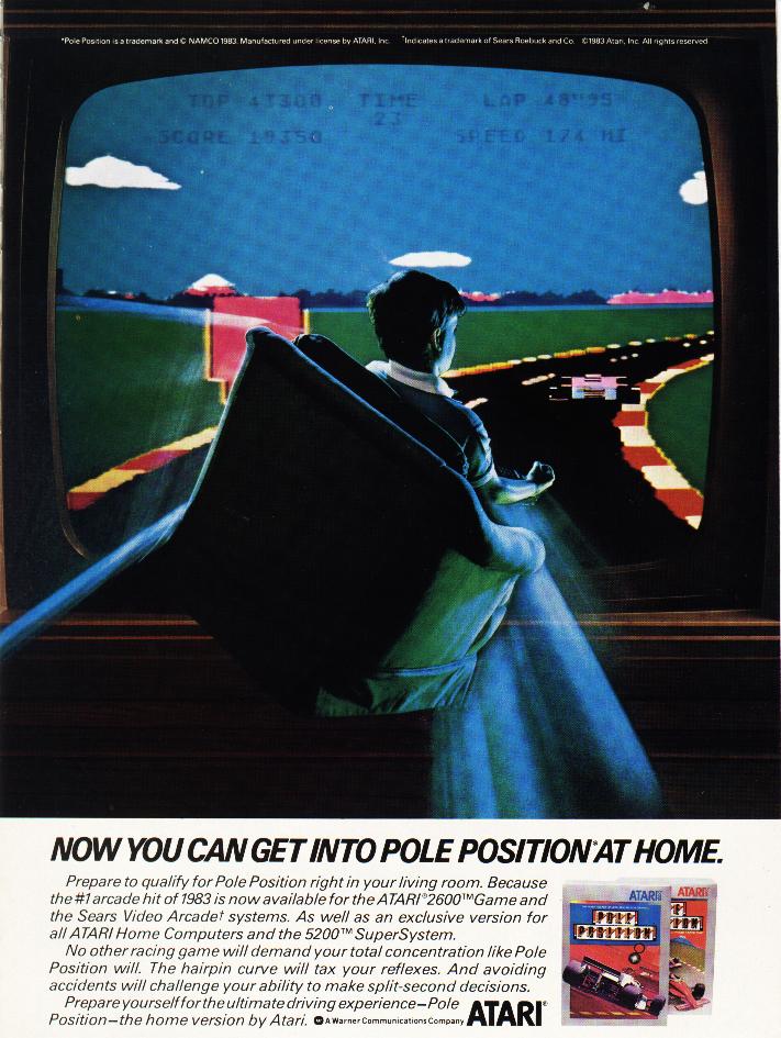 With a CRT that big, the kid is probably being vapourised by radiation. Pole Position was originally developed by Namco, but was brought home by Atari for the 2600 and […]