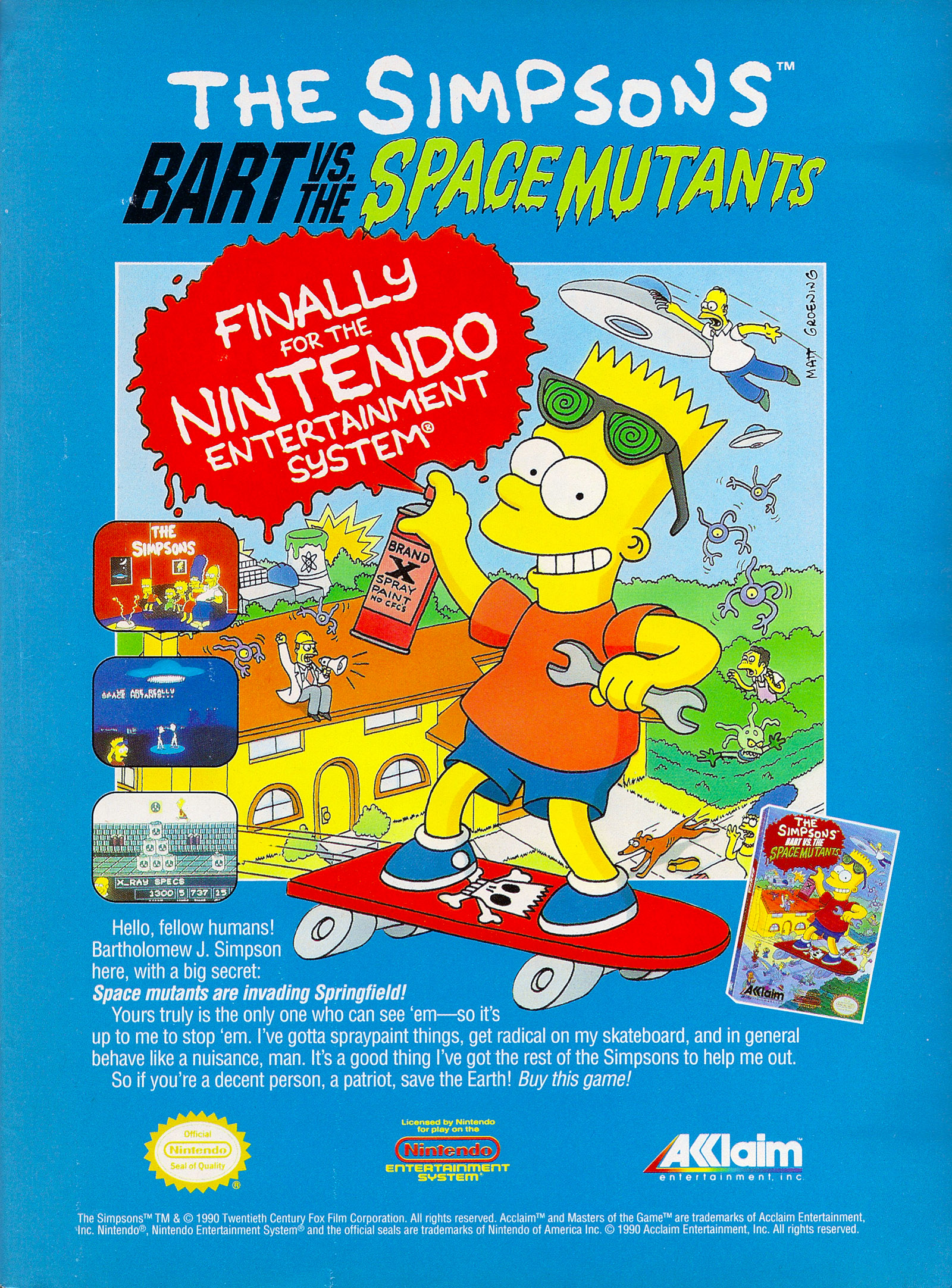 So whatâ€™s worse, The Simpsons video games, or the actual show post season 9? The Simpsons: Bart vs. the Space Mutants is the first of some 24 games based on […]