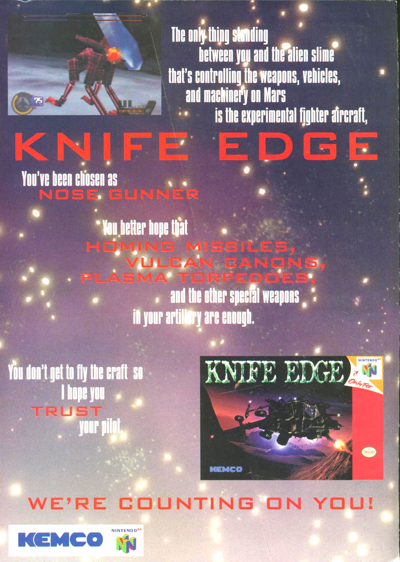 Out of the thousands of ads we have, I think this has to be among the worst I’ve seen. Knife Edge was a forgettable rail shooter where you played as […]