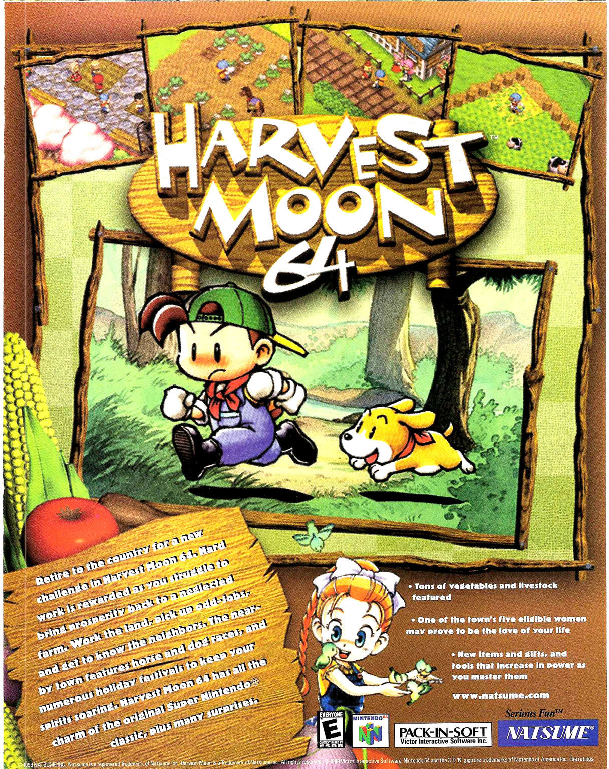 My favourite iteration of this series. Harvest Moon 64 puts you in control of a young farmer who is tasked with rebuilding and maintaining a farm, raising animals and starting […]