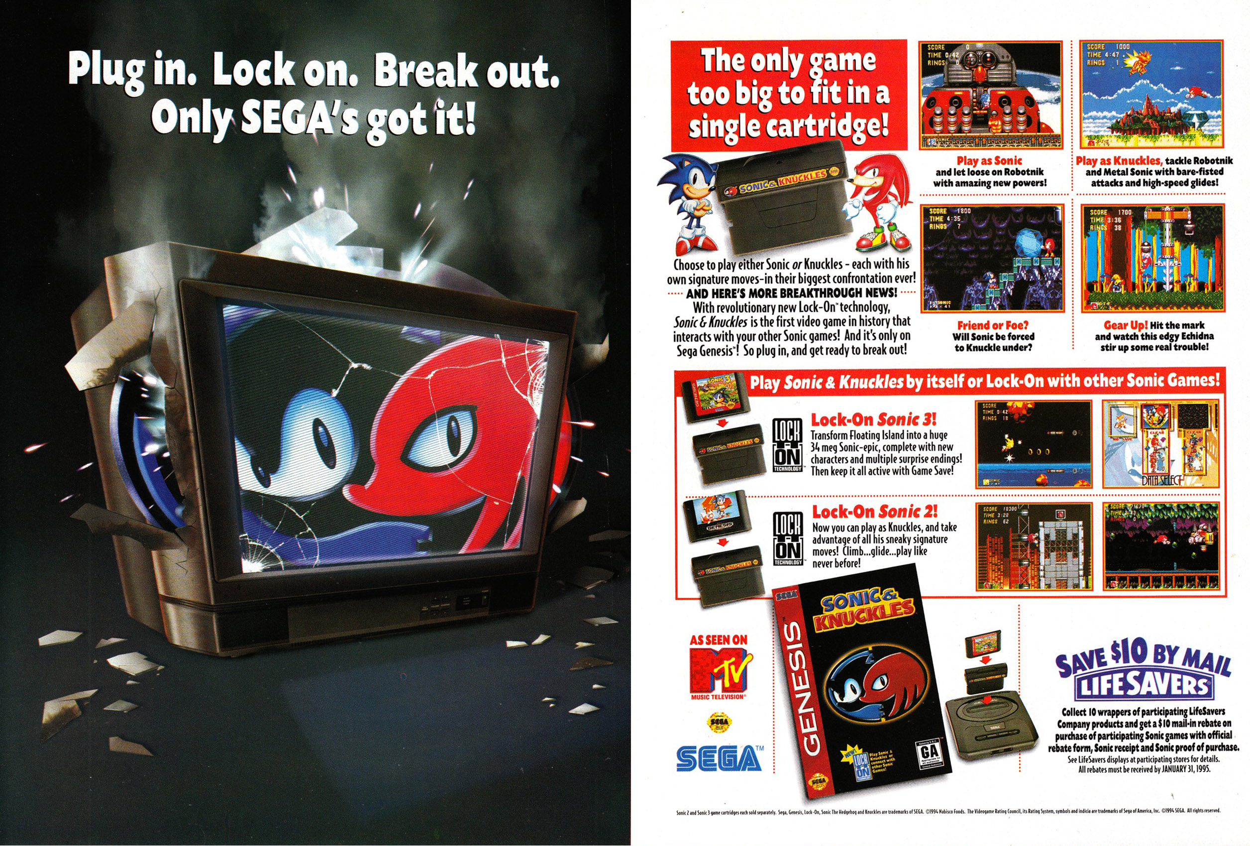 Half of Sega’s best 16-bit game. Originally set for release for Holiday 1993, Sega’s Sonic the Hedgehog 3 proved too ambitious for the company – the size of the cartridge […]