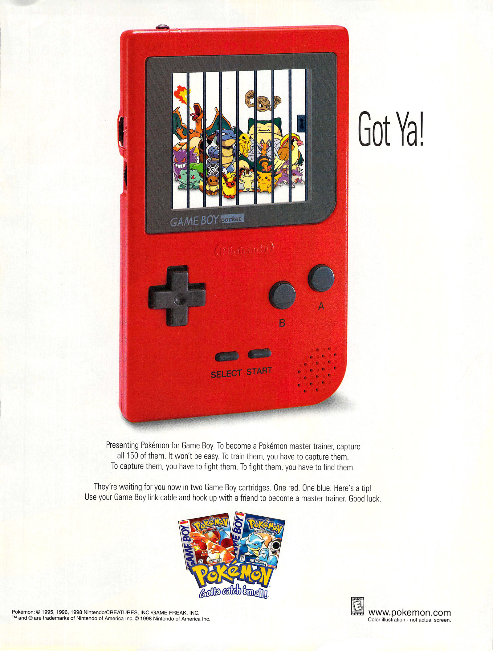 Pol sagging mosaik Video Game Ad of the Day: Pokemon Red / Blue - Retro Gaming Australia