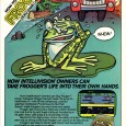 Like many popular games of the day, Konami’s 1981 classic Frogger was released on every damn system imaginable. This particular ad was for the Intellivision version, which was published by […]