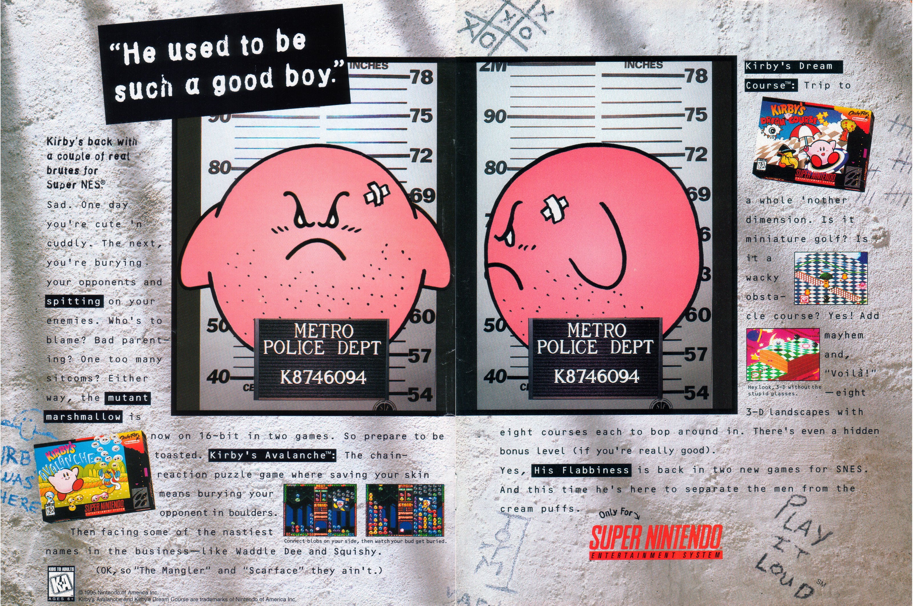 Video Game Ad of the Day: Kirby's Avalanche and Kirby's Dream Course -  Retro Gaming Australia