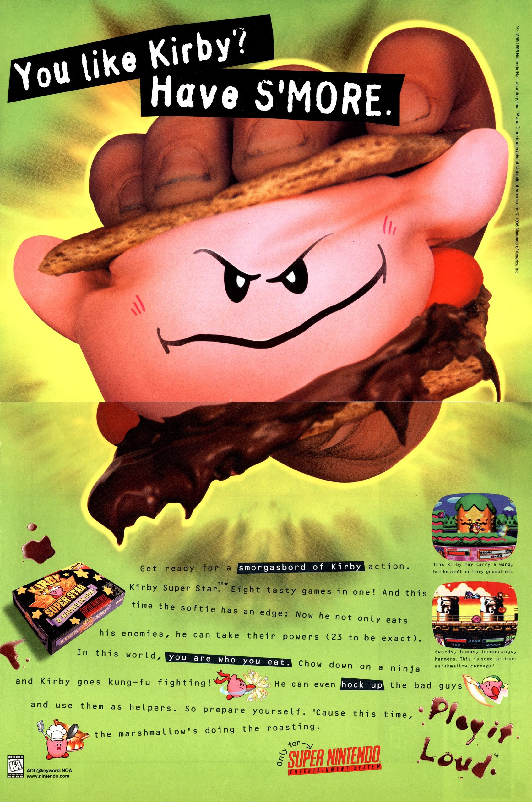 Video Game Ad of the Day: Kirby Super Star (Kirby's Fun Pak) - Retro Gaming  Australia