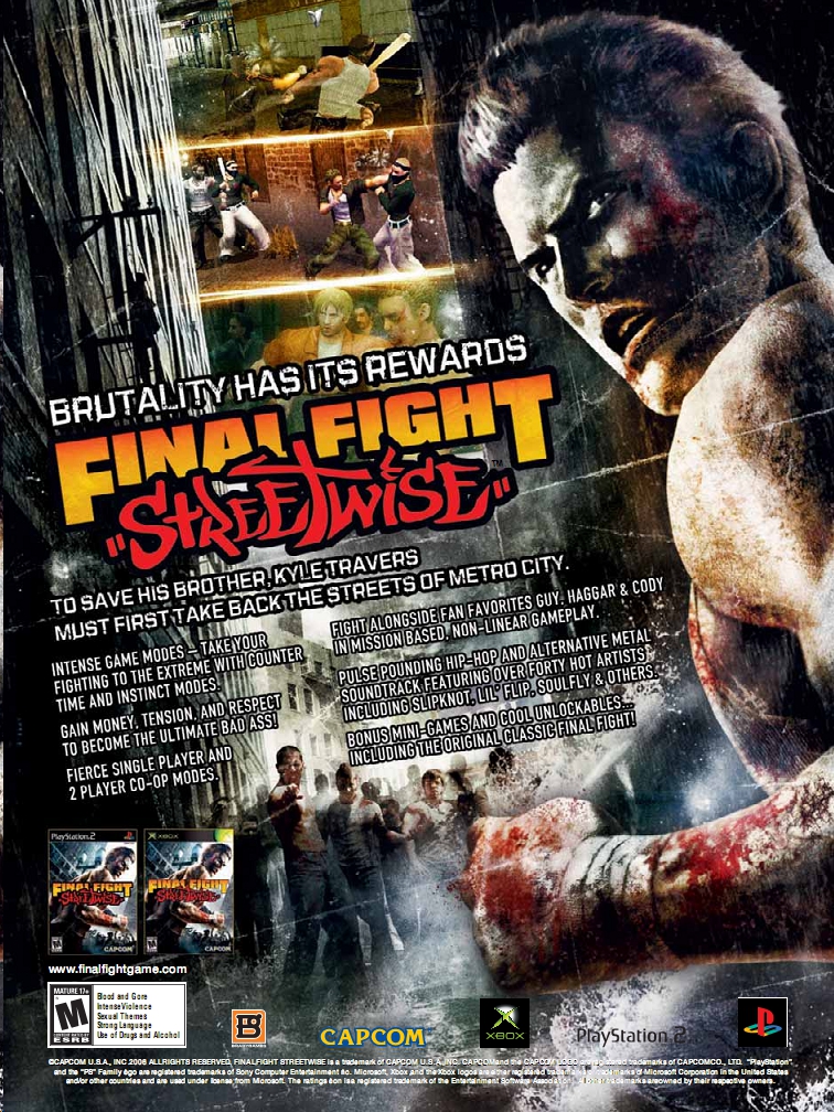 final fight streetwise ps2